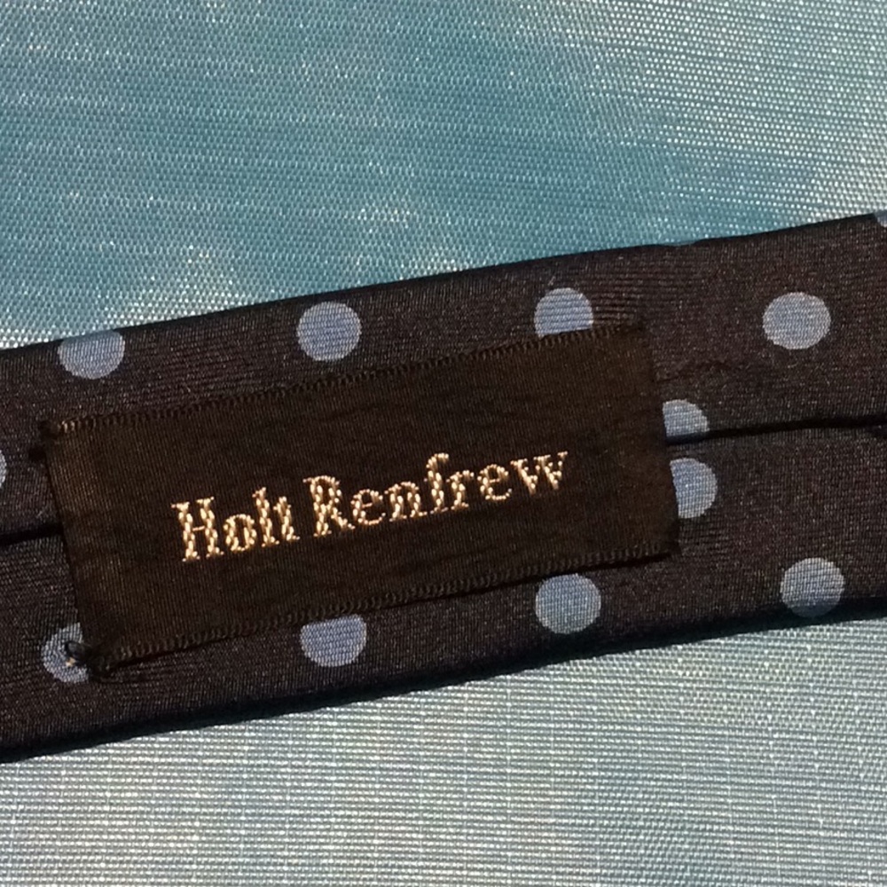 Holt Renfrew vintage polka dot tie paco rabanne
